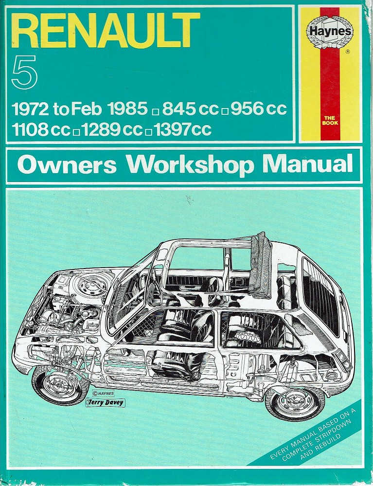 Renault 5 Owners Workshop Manual by Strasman Peter G - Book - Hard